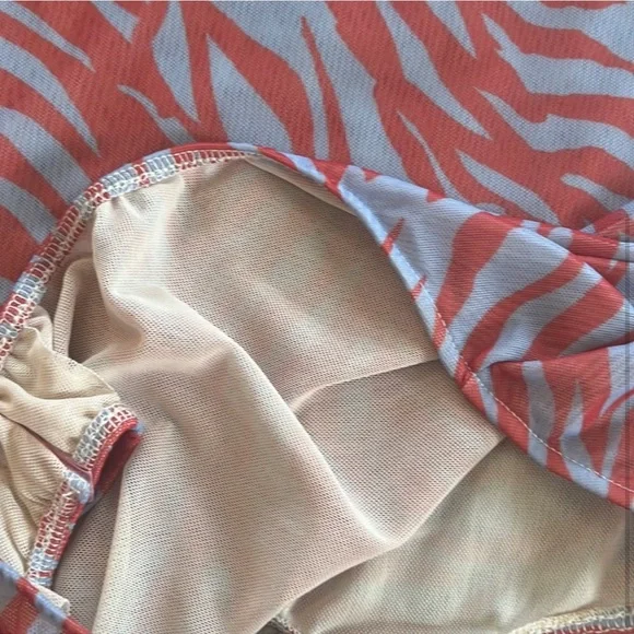 NWT intimately free people mesh animal print bodysuit - Picture 3 of 4